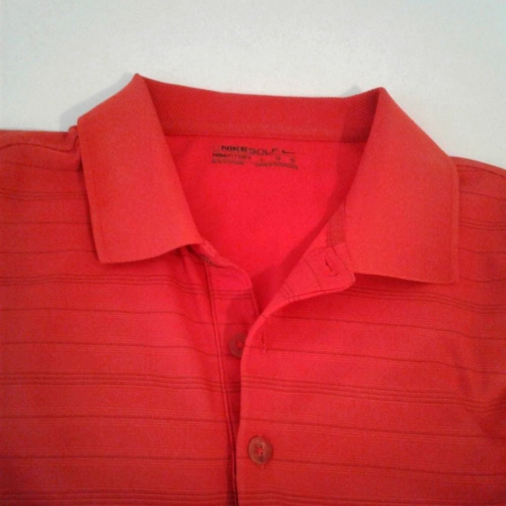 Nike Red Men's Golf Polo